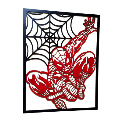 Quadro in legno con Uomo...